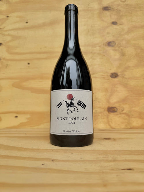 Bastian Wolber — Laisse Tomber - Mont Poulain 2024 – rode natuurwijn uit Bourgogne, Frankrijk